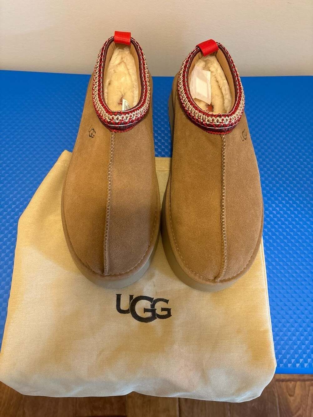 UGG Tazz Platform Slipper Chestnut Size 13